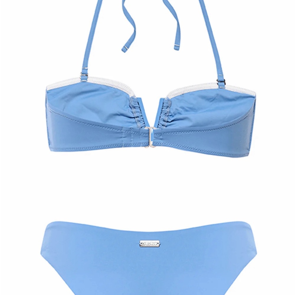 VETCHY KOKO BIKINI BABY BLUE SET. Medium top, size Large bottoms.
